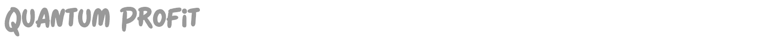 Quantum Profit font preview